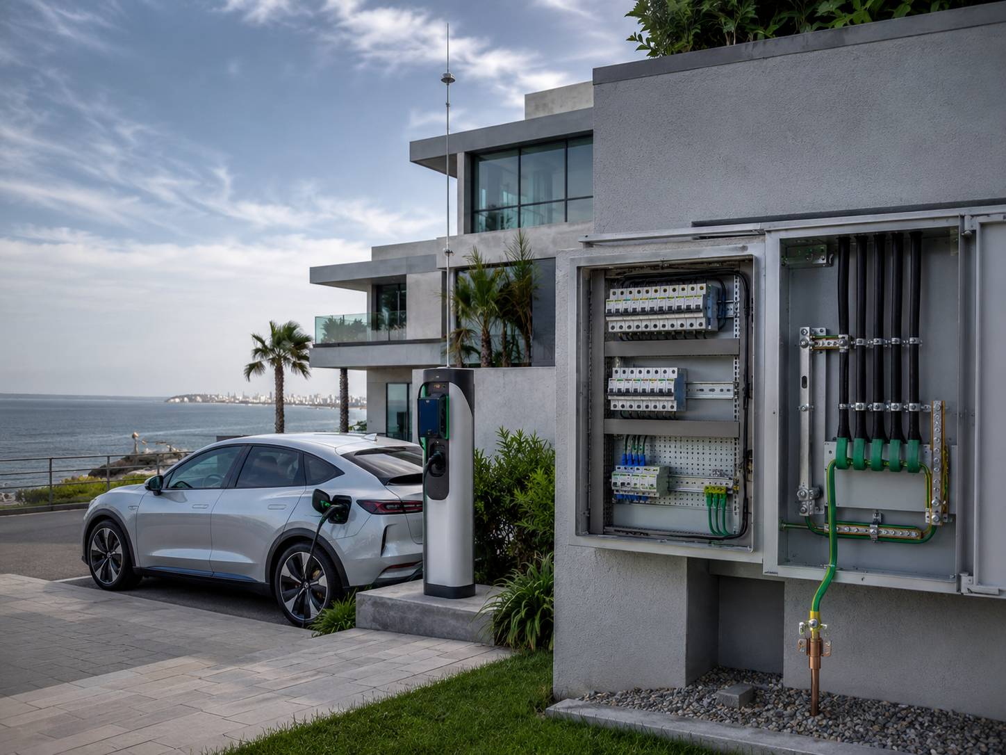 Infraestrutura elétrica e carregamento de veículos elétricos